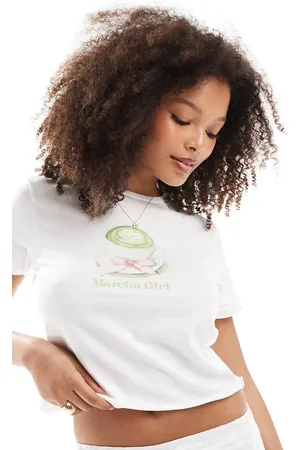 Miss Selfridge Matcha girl tee in
