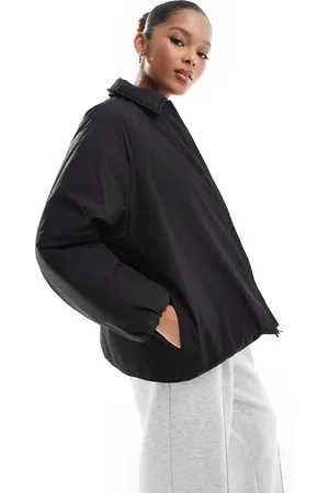 Stradivarius STR nylon puffer jacket in
