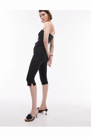 Topshop Bengaline capri pant in