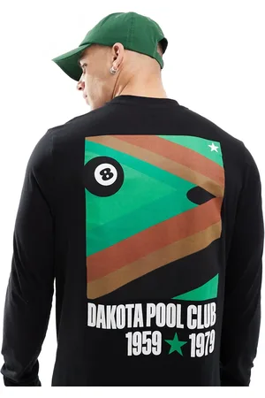 ASOS Long sleeve t-shirt with pool back print in