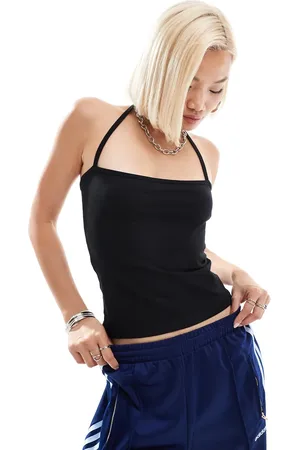 COLLUSION Strappy halter top in