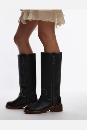 Free People Stitch detail pull-on flat boots in