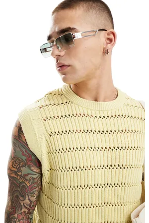 Bershka Open knitted vest in