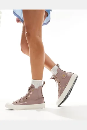 Converse Chuck Taylor All Star Hi trainers in dusky pink