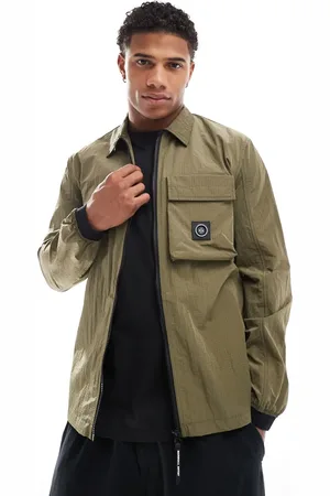 Marshall Artist Nevado overshirt in khaki