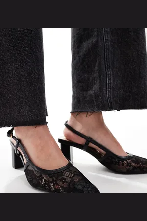 Raid Leroy slingback courts in lace