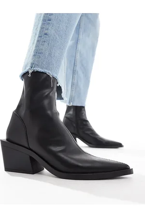 ASOS Refresh western sock boots in
