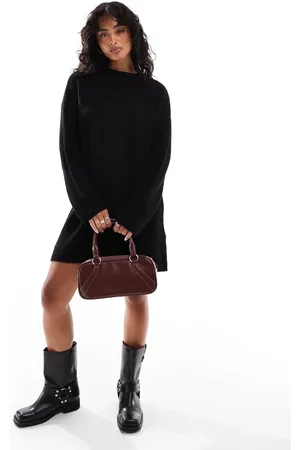 Pull&Bear Knitted jumper mini dress in