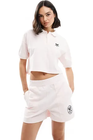 Miss Selfridge Herringbone tennis short co-ord in