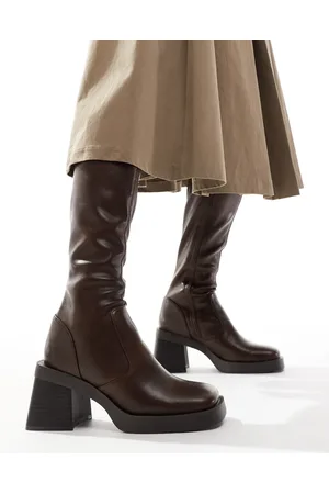 ASOS Charlotte heeled knee boots in