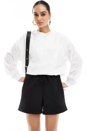 Stradivarius Balloon detail long sleeve sweater in