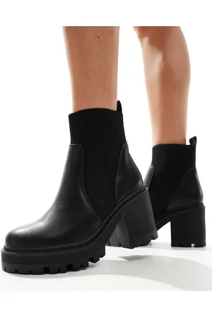 SEQWL Chunky ankle boots in PU