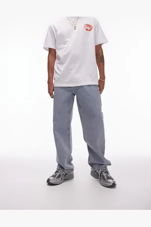 Topman Baggy jeans in light washed