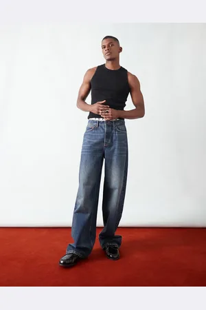 Topman Baggy jeans in dark