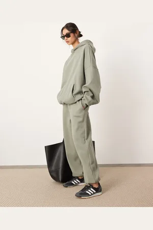 ASOS Oversized premium heavy weight jogger in olive