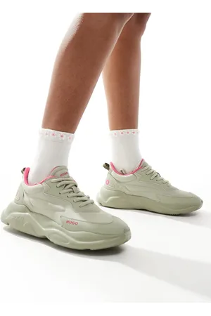 HUGO BOSS Leon trainers in grey/