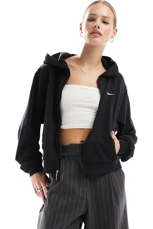 Nike French Terry zip through hoodie in