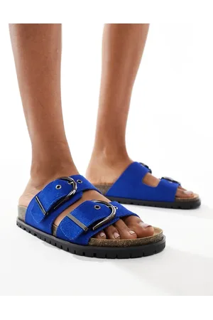 Stradivarius Two strap buckle sandal in