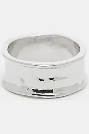 FADED FUTURE Molten chunky band ring in