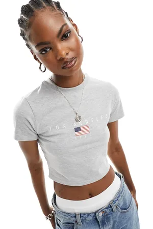Daisy Street Baby t-shirt with LA graphic in
