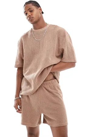 ASOS Crochet lounge set in light