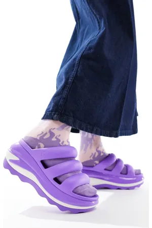 Crocs Mega crush 3 strap sandals in galaxy