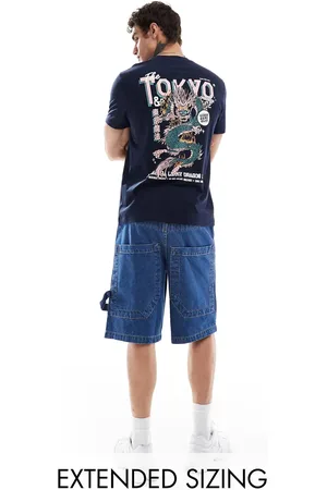 ASOS T-shirt in with dragon back print