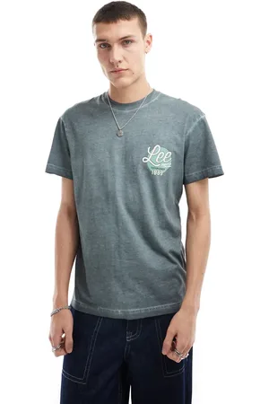 Lee Camp back print t-shirt in mid
