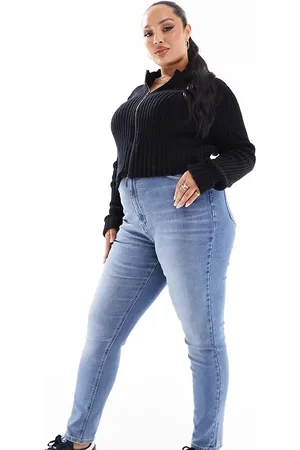 ASOS ASOS DESIGN Curve ultimate skinny jeans in mid