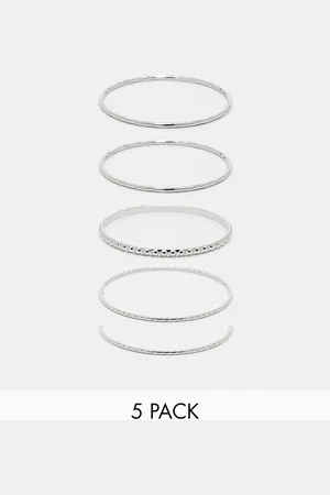 Weekday Bangle bracelet 5-pack in