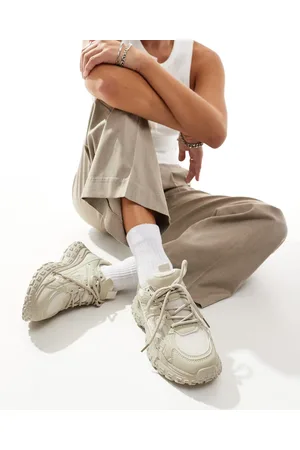 SEQWL Wolf chunky trainers in beige