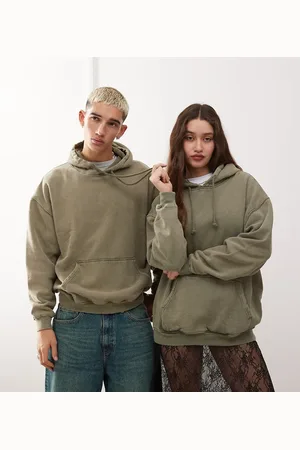 Reclaimed Unisex oversized hoodie in overdye
