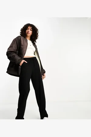 Stradivarius Tall tailored pull on trouser in