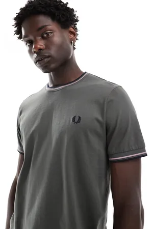 Fred Perry Twin tipped t-shirt in forest