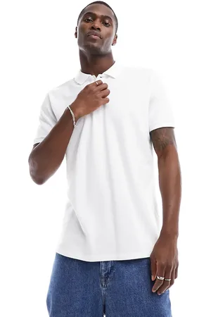 Hollister white polo shirt orders