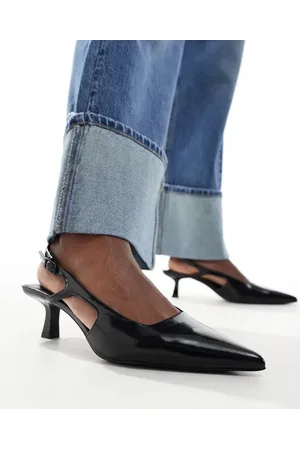 Stradivarius Minimal slingback heel in