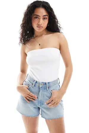 Pimkie Ribbed bandeau top in