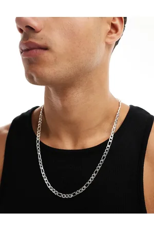 ASOS Slim figaro chain necklace in tone