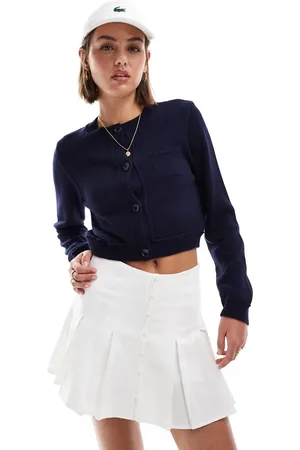 Stradivarius Linen look pleated mini skirt in