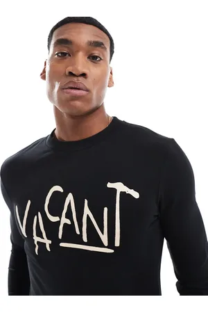 ASOS Muscle fit long sleeve t-shirt with punk front print in