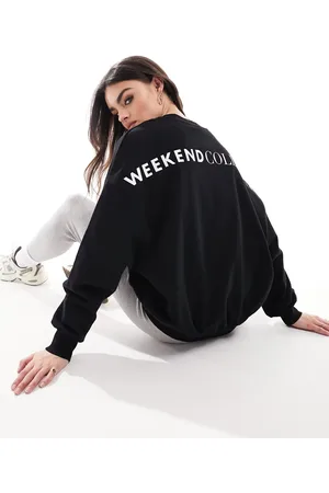 ASOS Weekend Collective oversized sweatshirt with large back logo in