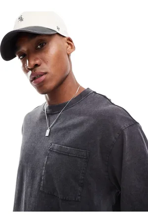 Only & Sons Oversized long sleeve t-shirt in washed