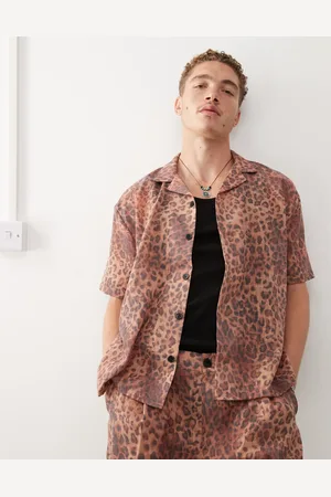 Reclaimed Unisex leopard shirt