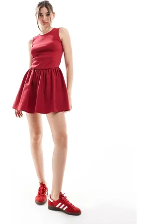ASOS Poplin skirt mini dress in