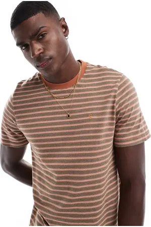 Farah Wilmot striped cotton t-shirt in
