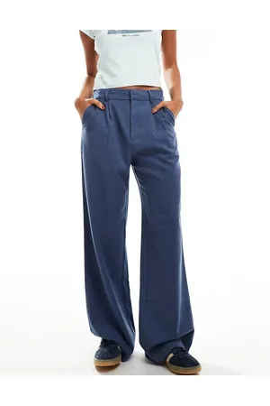 Hollister Ultra high rise wide leg tailored trouser in