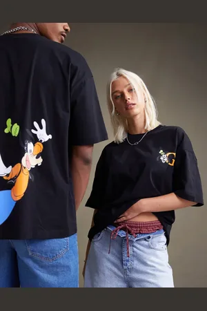ASOS Disney unisex oversized t-shirt with Goofy prints in