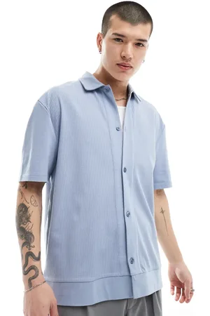 ASOS Relaxed button down polo shirt in