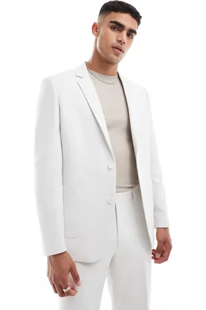 ASOS Regular suit jacket in waffle texture