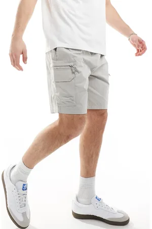 River Island Cargo shorts in light stone